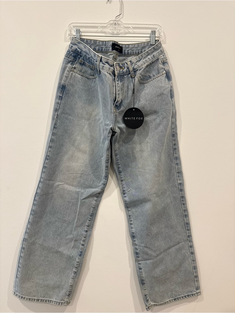 NEW W TAGS! White Fox Baggy Light Wash Jeans